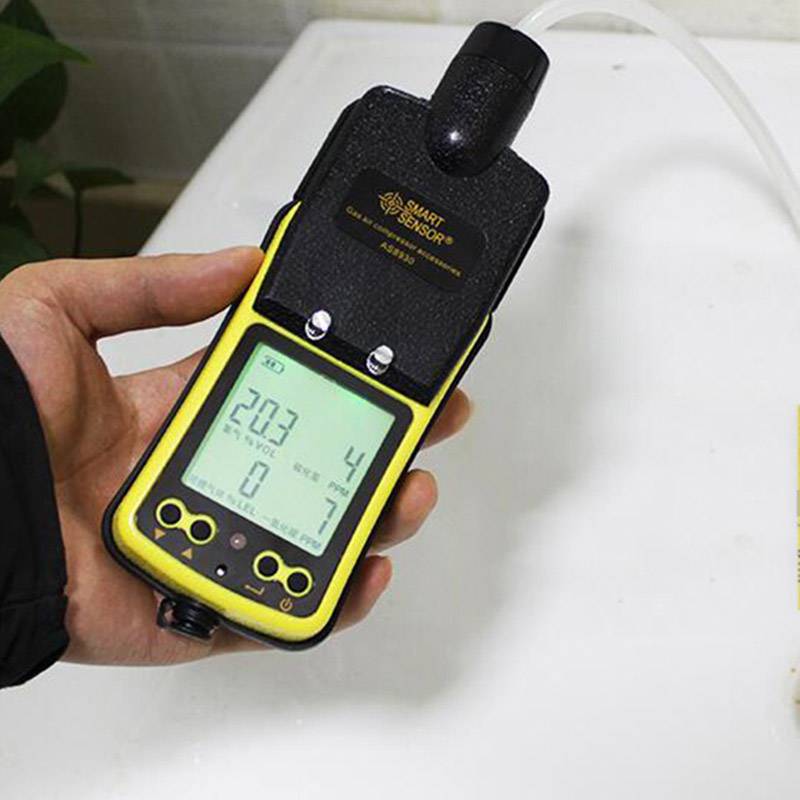 【as8900扩散式四合一气检仪有害气体报警器硫化氢一氧化碳检测仪】价